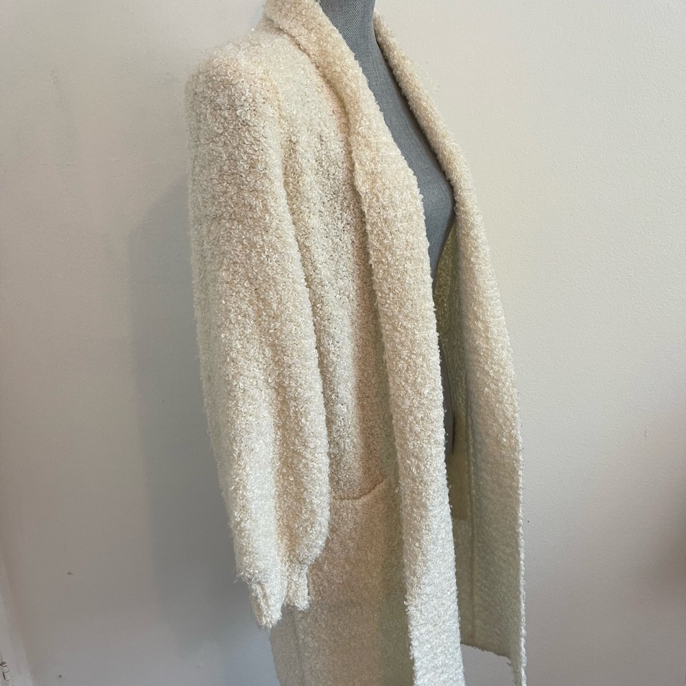 Vintage Adele  Joyce Cream Shaggy Cardigan - Picture 13 of 13